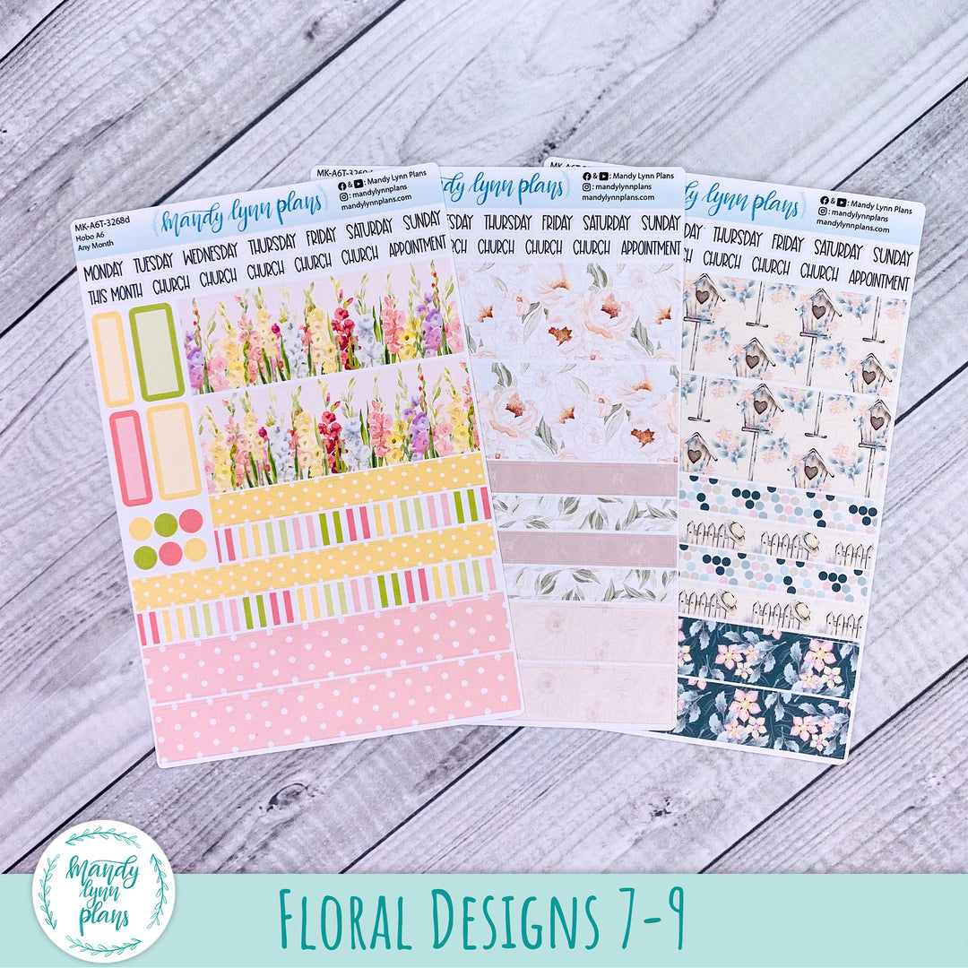 Whole Year Bundle || 3 Design Options || 12 Any Month Kits || Hobonichi A6 Original Techo