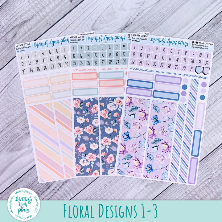 Whole Year Bundle || 3 Design Options || 12 Any Month Kits || B6 Common Planner