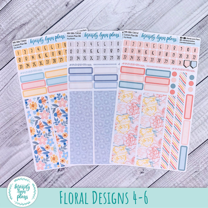 Whole Year Bundle || 3 Design Options || 12 Any Month Kits || B6 Common Planner