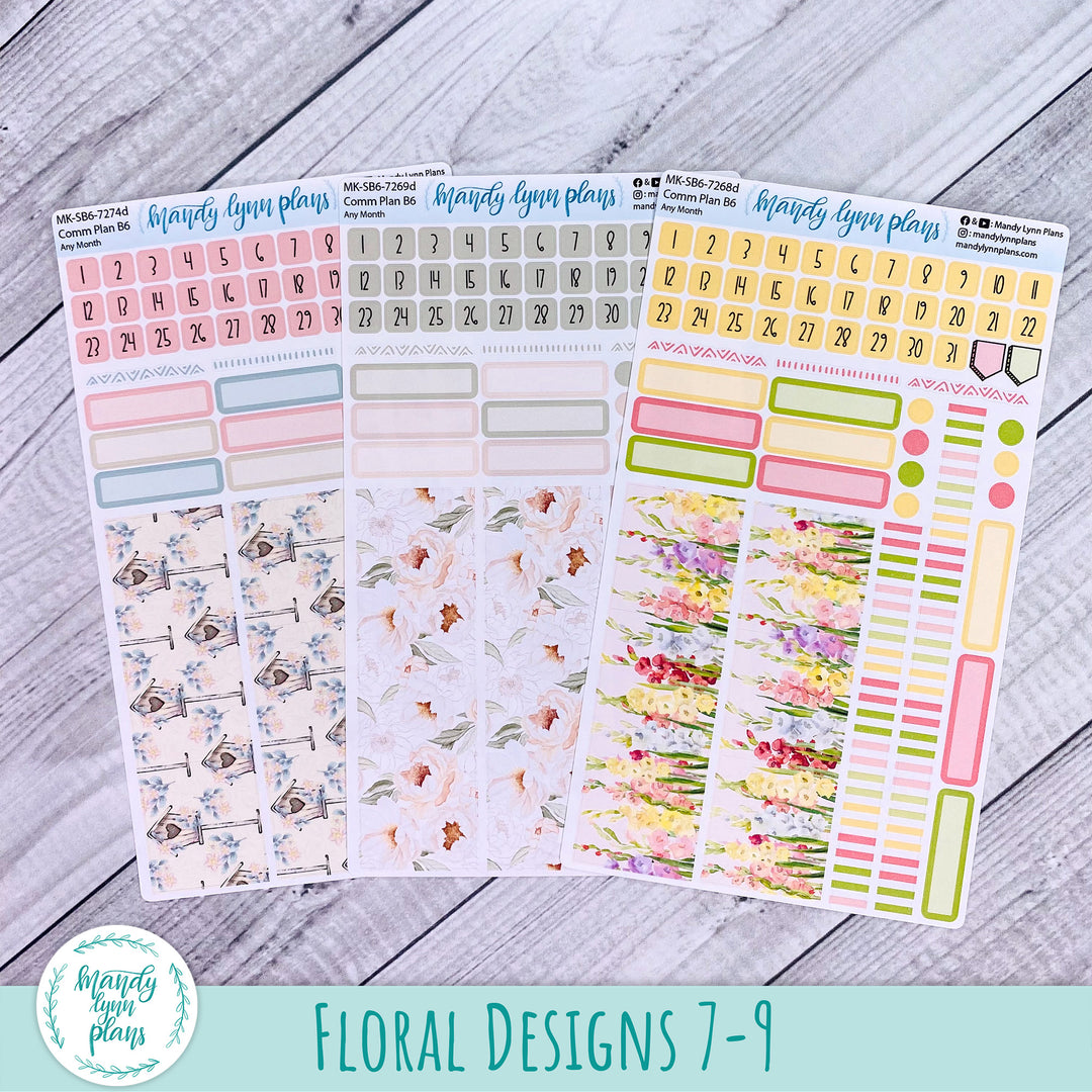 Whole Year Bundle || 3 Design Options || 12 Any Month Kits || B6 Common Planner