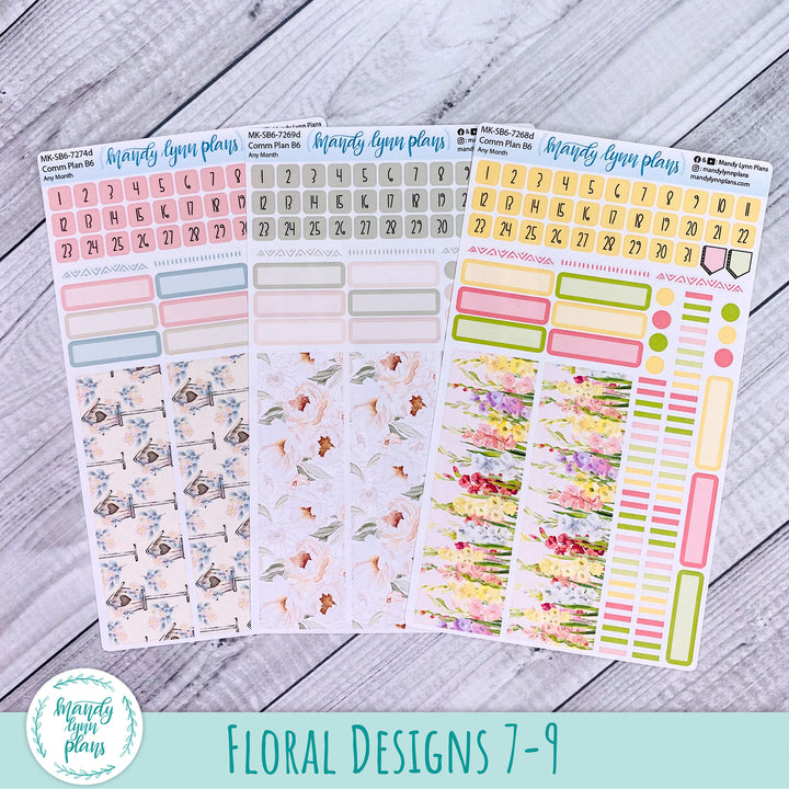 Whole Year Bundle || 3 Design Options || 12 Any Month Kits || B6 Common Planner