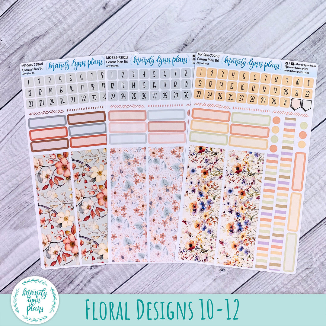 Whole Year Bundle || 3 Design Options || 12 Any Month Kits || B6 Common Planner