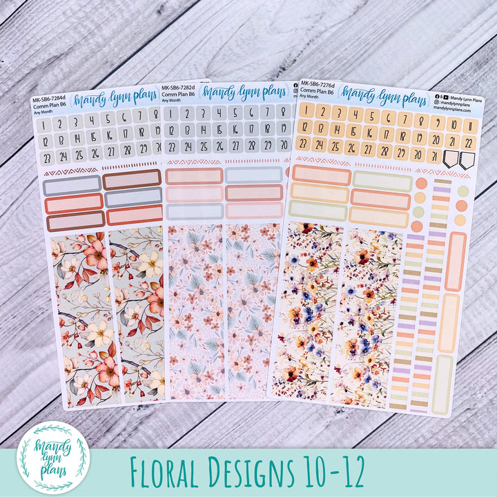 Whole Year Bundle || 3 Design Options || 12 Any Month Kits || B6 Common Planner