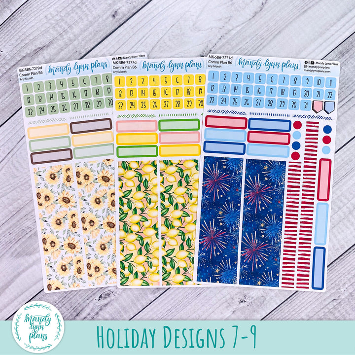 Whole Year Bundle || 3 Design Options || 12 Any Month Kits || B6 Common Planner