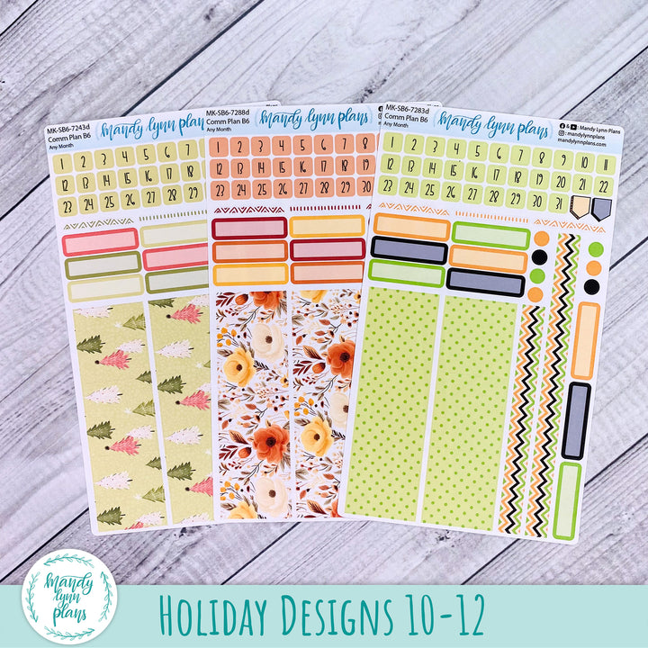 Whole Year Bundle || 3 Design Options || 12 Any Month Kits || B6 Common Planner