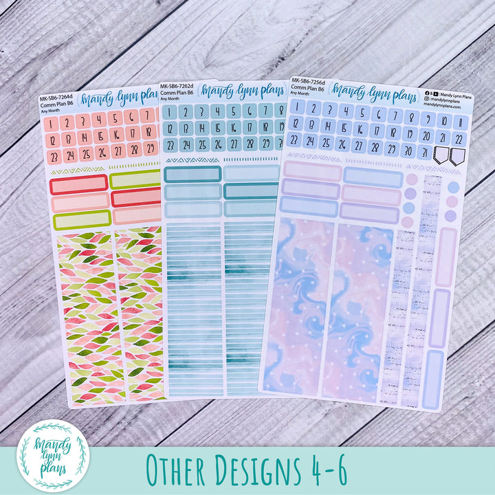 Whole Year Bundle || 3 Design Options || 12 Any Month Kits || B6 Common Planner