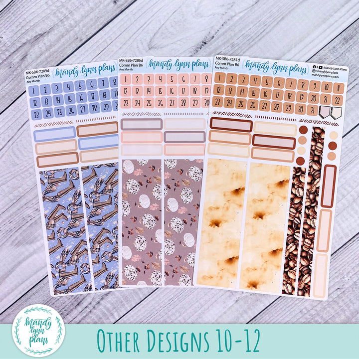 Whole Year Bundle || 3 Design Options || 12 Any Month Kits || B6 Common Planner