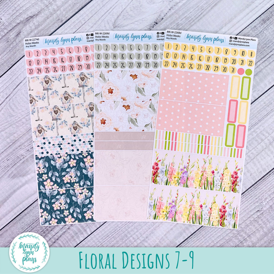 Whole Year Bundle || 3 Design Options || 12 Any Month Kits || Hobonichi Weeks