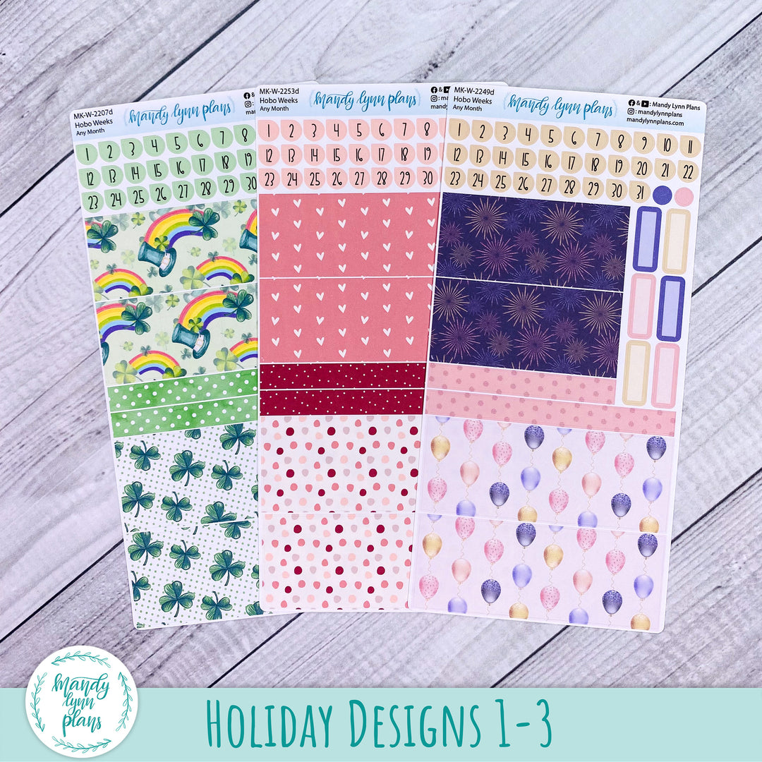 Whole Year Bundle || 3 Design Options || 12 Any Month Kits || Hobonichi Weeks