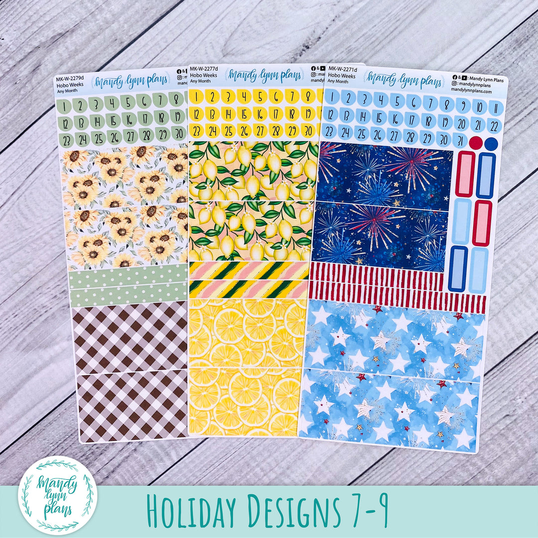 Whole Year Bundle || 3 Design Options || 12 Any Month Kits || Hobonichi Weeks