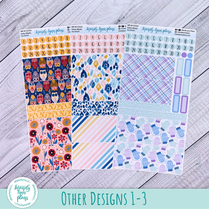 Whole Year Bundle || 3 Design Options || 12 Any Month Kits || Hobonichi Weeks