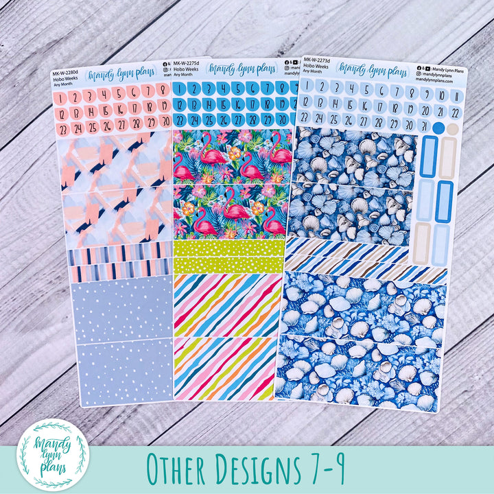 Whole Year Bundle || 3 Design Options || 12 Any Month Kits || Hobonichi Weeks