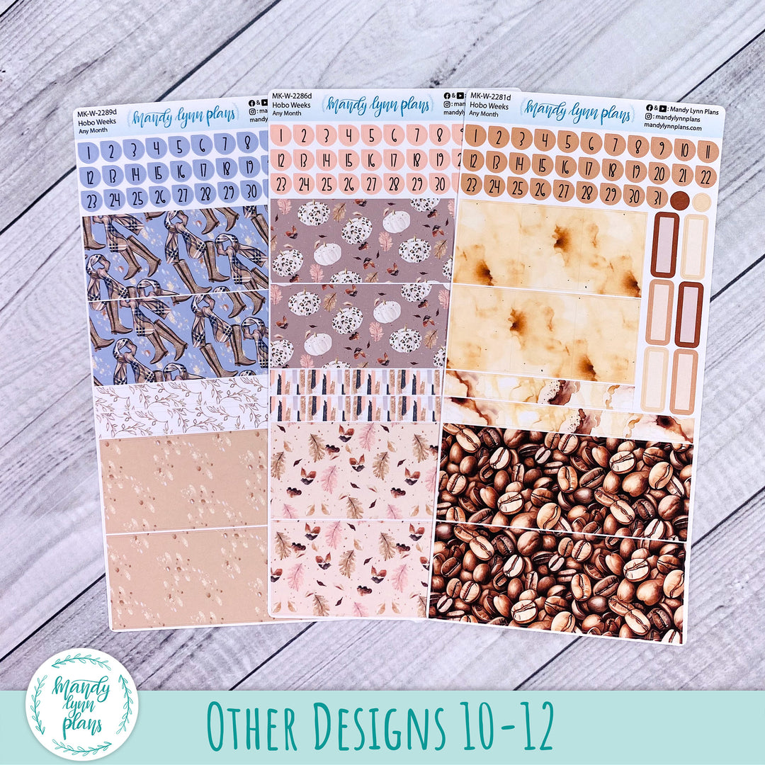 Whole Year Bundle || 3 Design Options || 12 Any Month Kits || Hobonichi Weeks