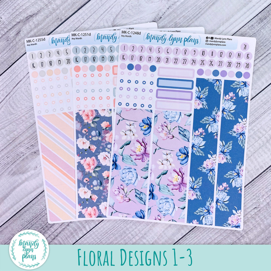 Whole Year Bundle || 3 Design Options || 12 Any Month Kits || Hobonichi Cousin