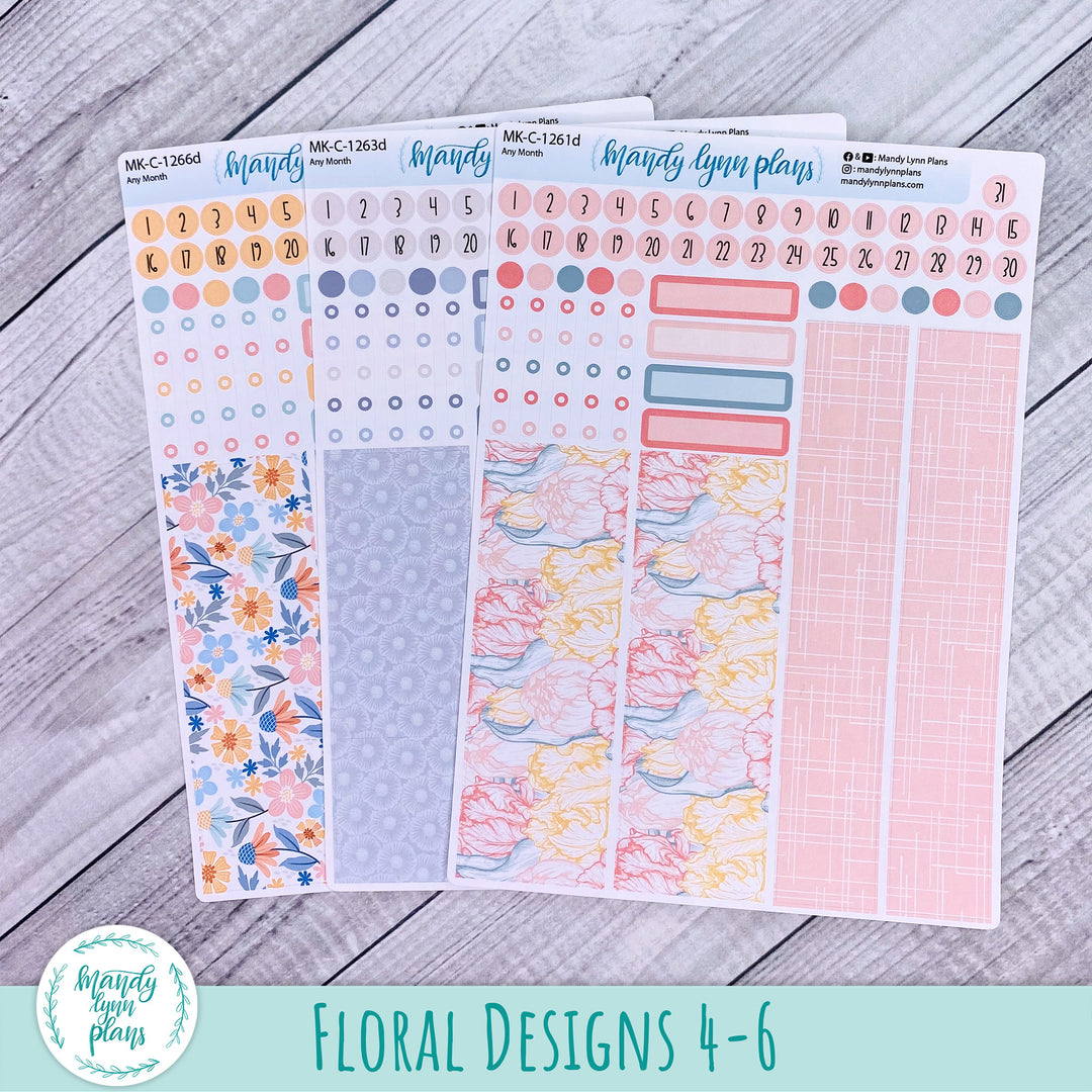 Whole Year Bundle || 3 Design Options || 12 Any Month Kits || Hobonichi Cousin