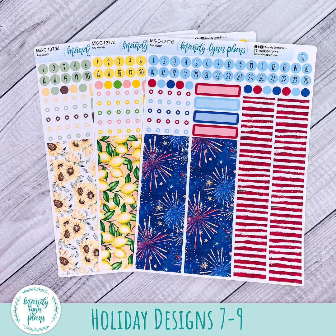 Whole Year Bundle || 3 Design Options || 12 Any Month Kits || Hobonichi Cousin