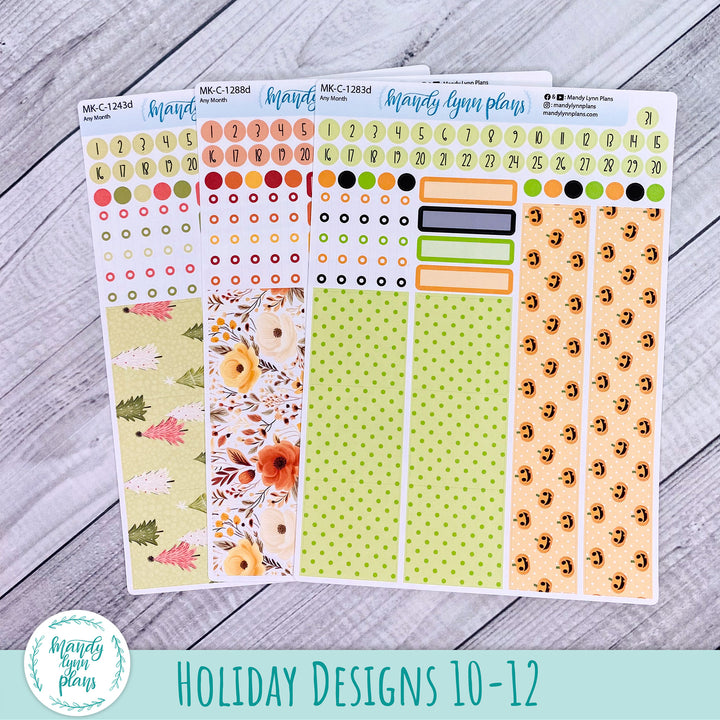 Whole Year Bundle || 3 Design Options || 12 Any Month Kits || Hobonichi Cousin