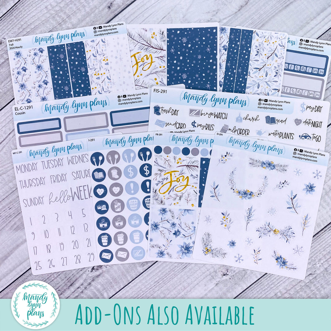 Any Month Common Planner Monthly Kit || Winter Wonderland || 291