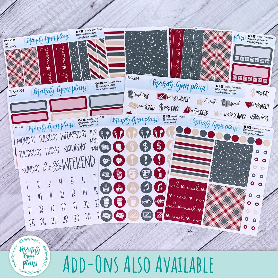 Any Month Common Planner Monthly Kit || Noel || 294