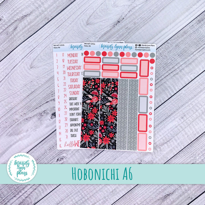 Hobonichi A6 Weekly Kit || Winter Flora || WK-A6T-3292