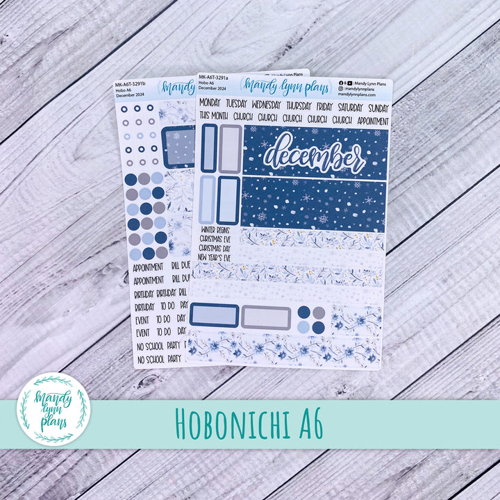 Hobonichi A6 December 2024 Monthly Kit || Winter Wonderland || MK-A6T-3291