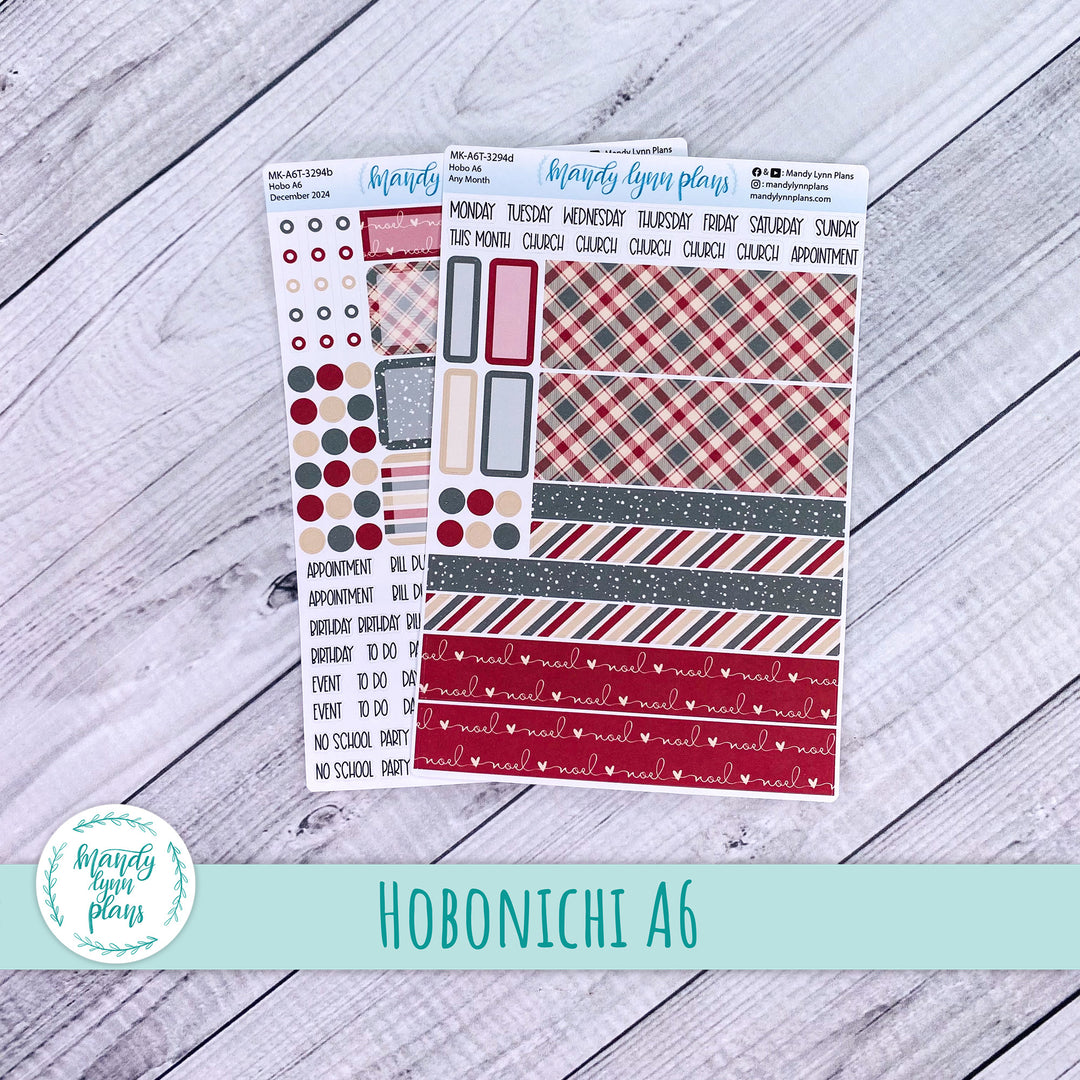 Any Month Hobonichi A6 Monthly Kit || Noel || MK-A6T-3294