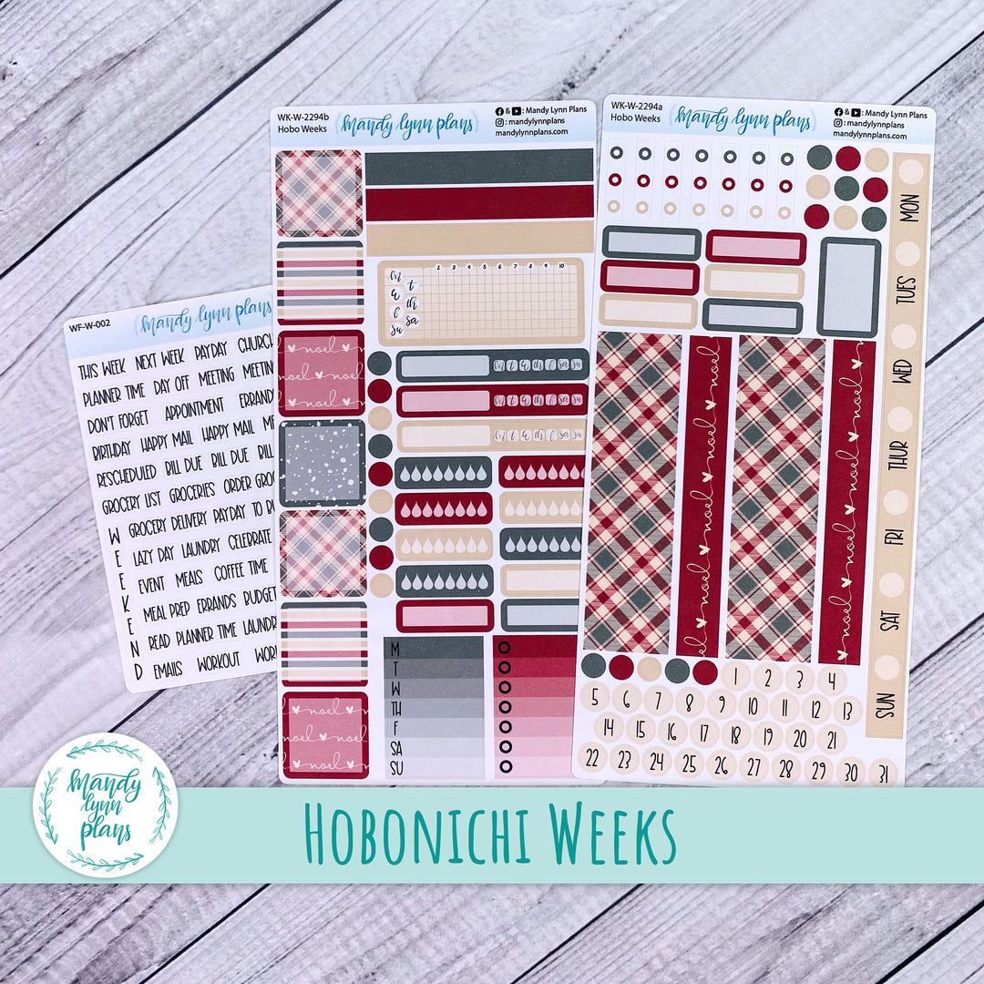 Hobonichi Weeks Weekly Kit || Noel || WK-W-2294