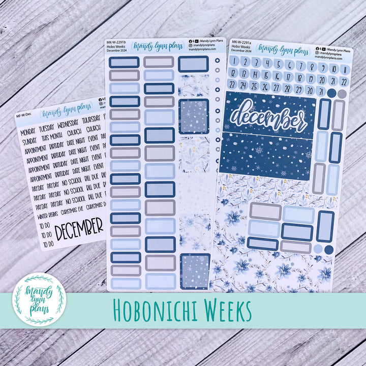 Hobonichi Weeks December 2024 Monthly Kit || Winter Wonderland || MK-W-2291