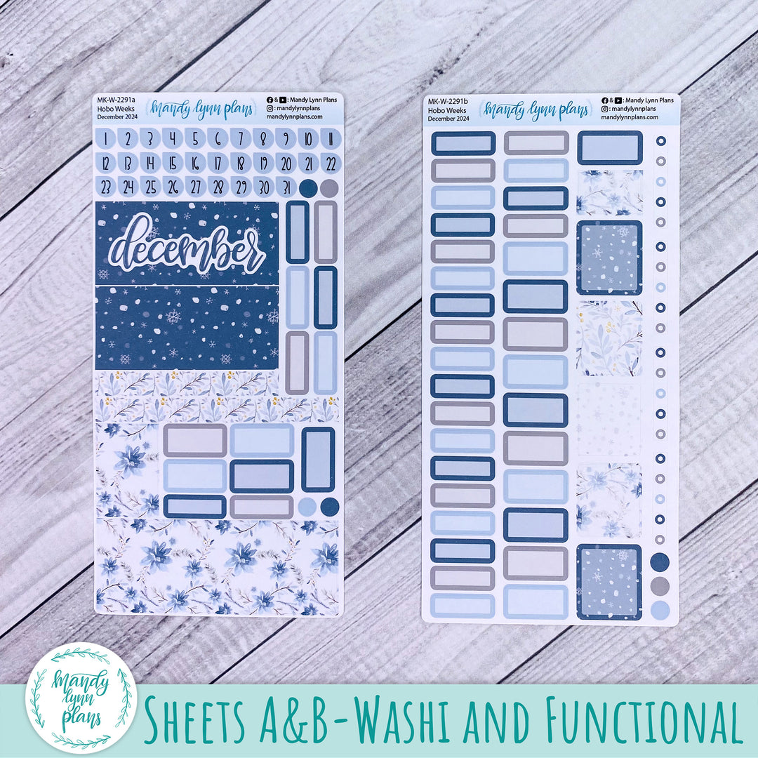 Hobonichi Weeks December 2024 Monthly Kit || Winter Wonderland || MK-W-2291