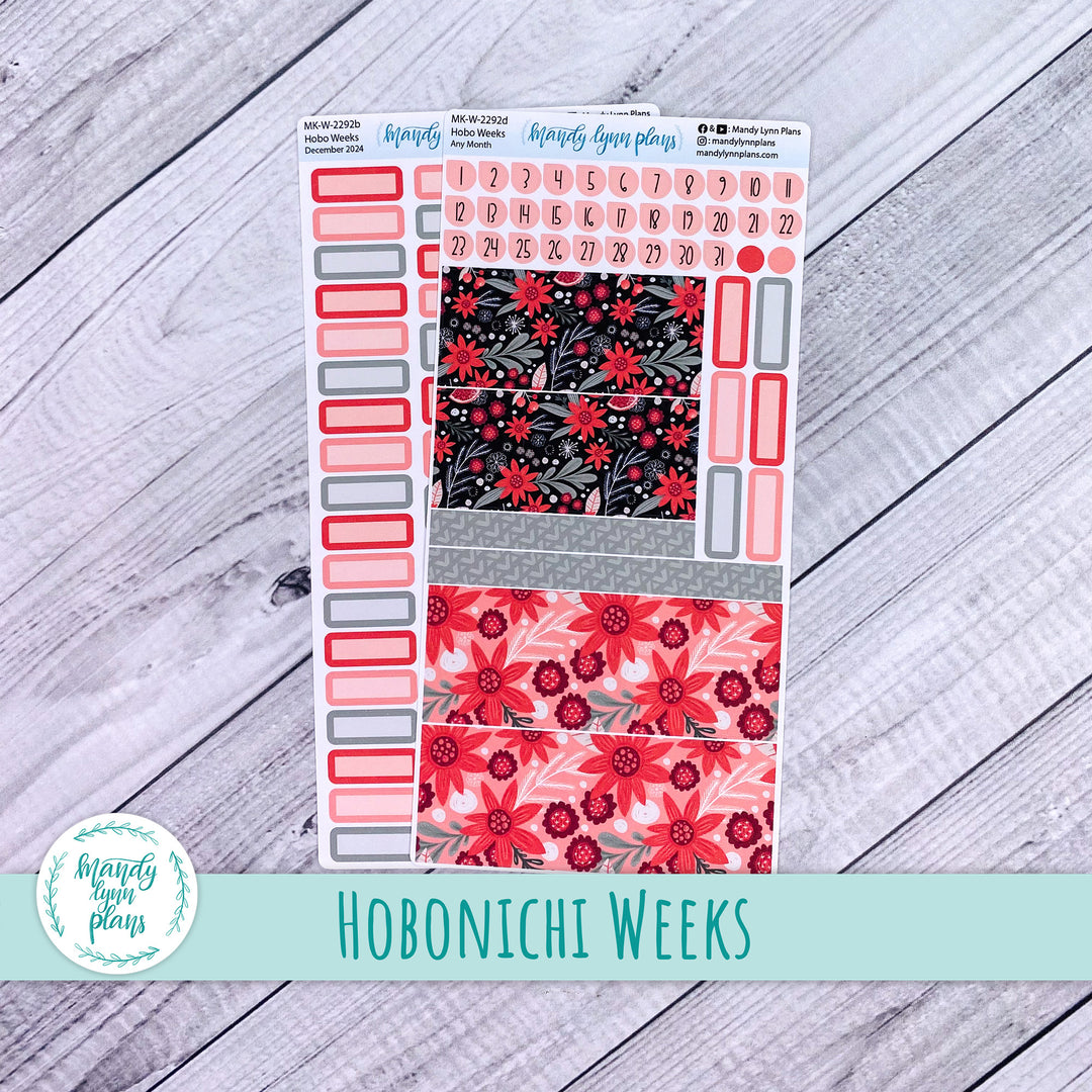 Any Month Hobonichi Weeks Monthly Kit || Winter Flora || MK-W-2292