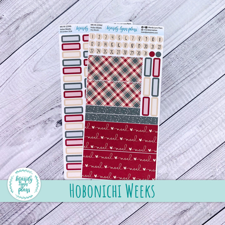 Any Month Hobonichi Weeks Monthly Kit || Noel || MK-W-2294