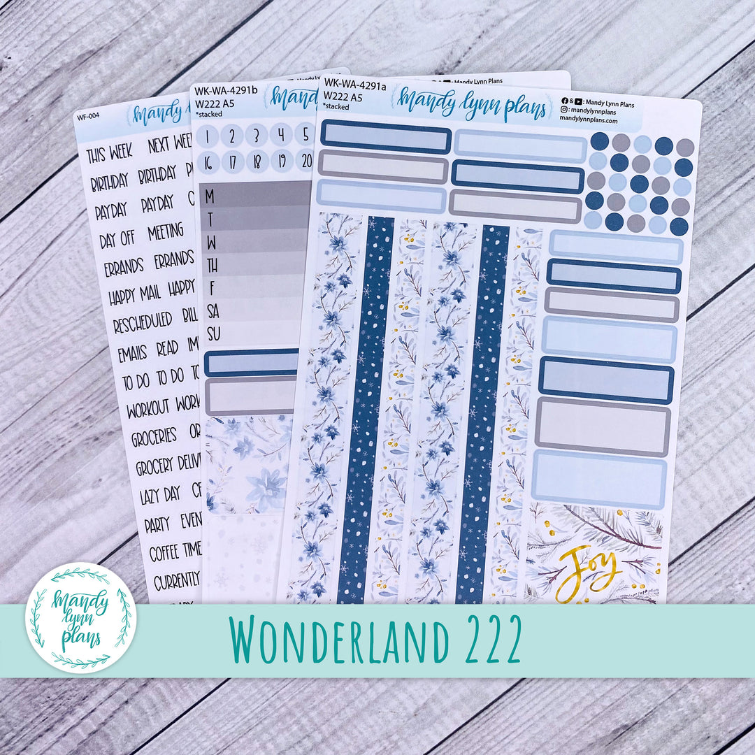 2024  Wonderland 222 Weekly Kit || Winter Wonderland || 291