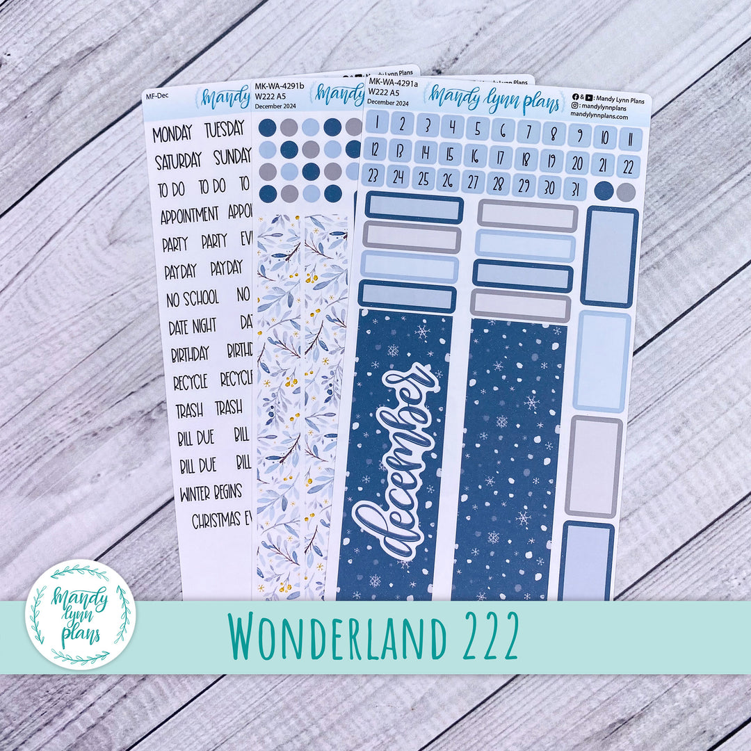 Wonderland 222 December 2024 Monthly Kit || Winter Wonderland || 291