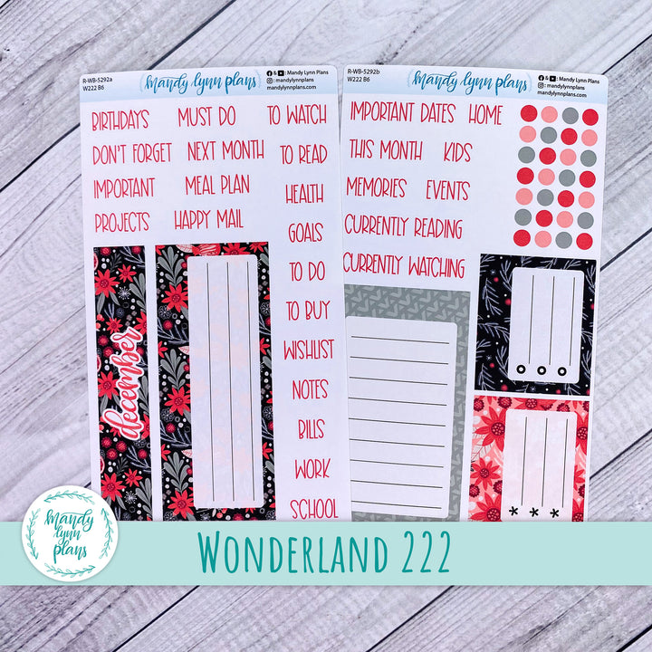 2024  December Wonderland 222 Dashboard || Winter Flora || 292