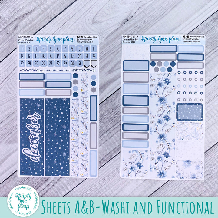 December 2024 Common Planner Monthly Kit || Winter Wonderland || 291