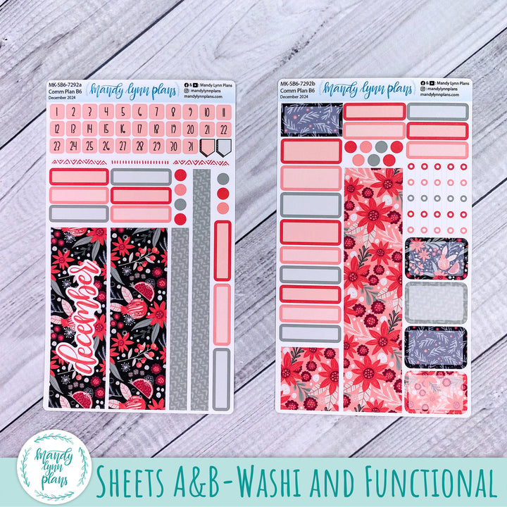 December 2024 Common Planner Monthly Kit || Winter Flora || 292