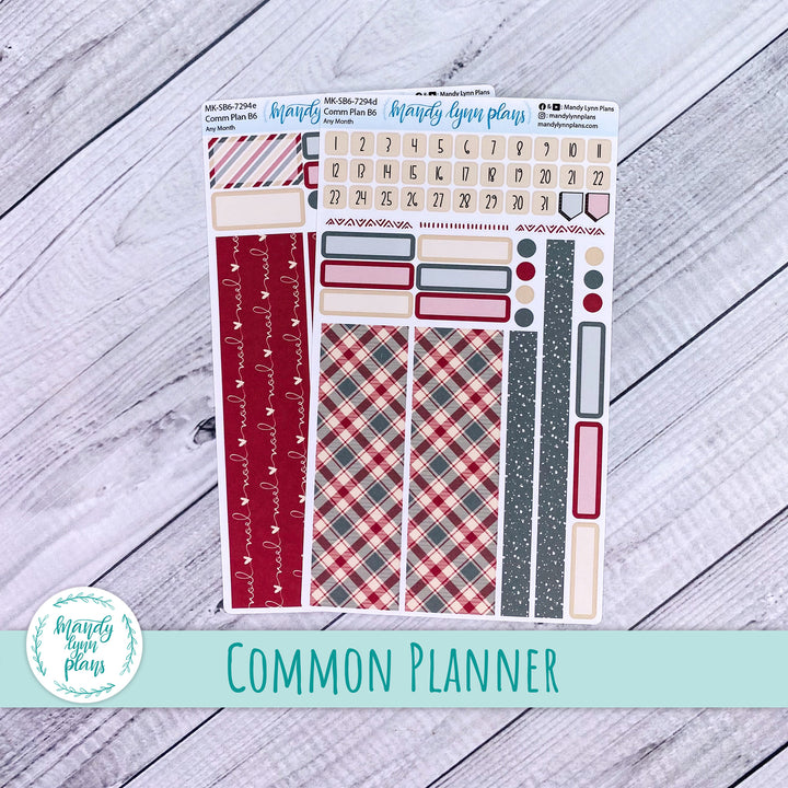 Any Month Common Planner Monthly Kit || Noel || 294