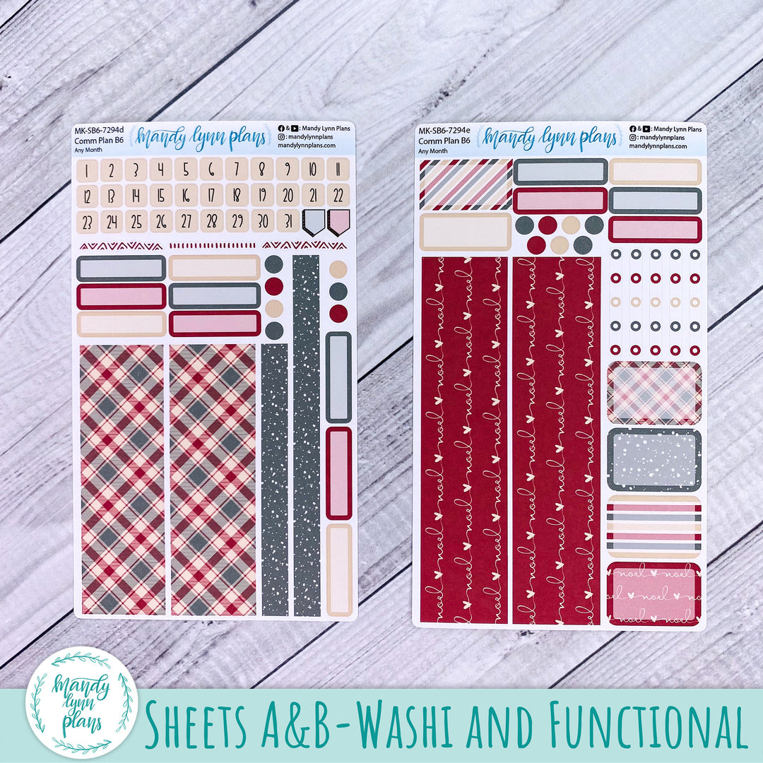 Any Month Common Planner Monthly Kit || Noel || 294