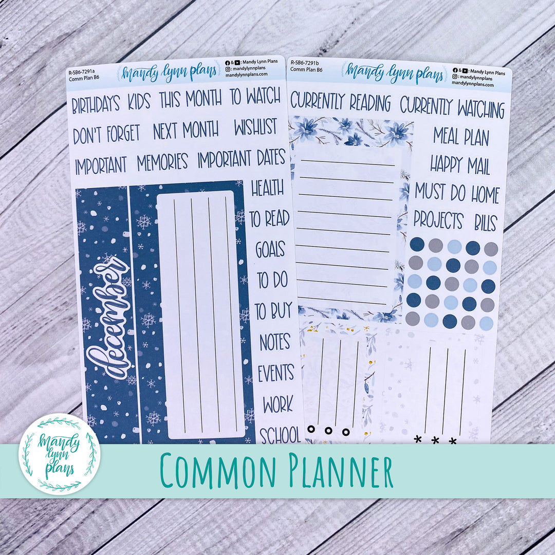 December Common Planner Dashboard || Winter Wonderland || 291