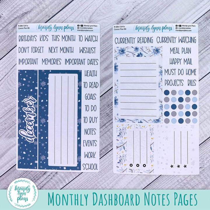 December Common Planner Dashboard || Winter Wonderland || 291