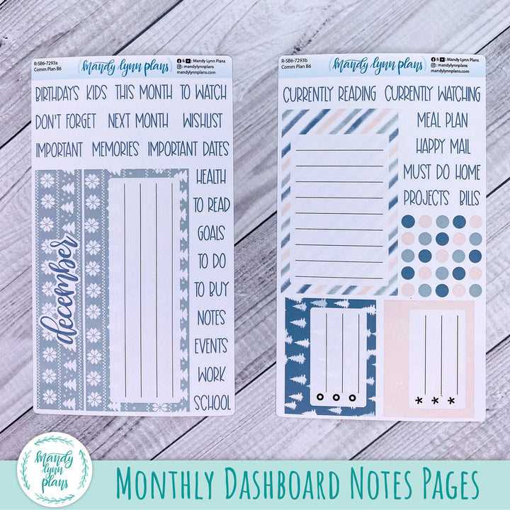 December Common Planner Dashboard || Frozen Lake || 293