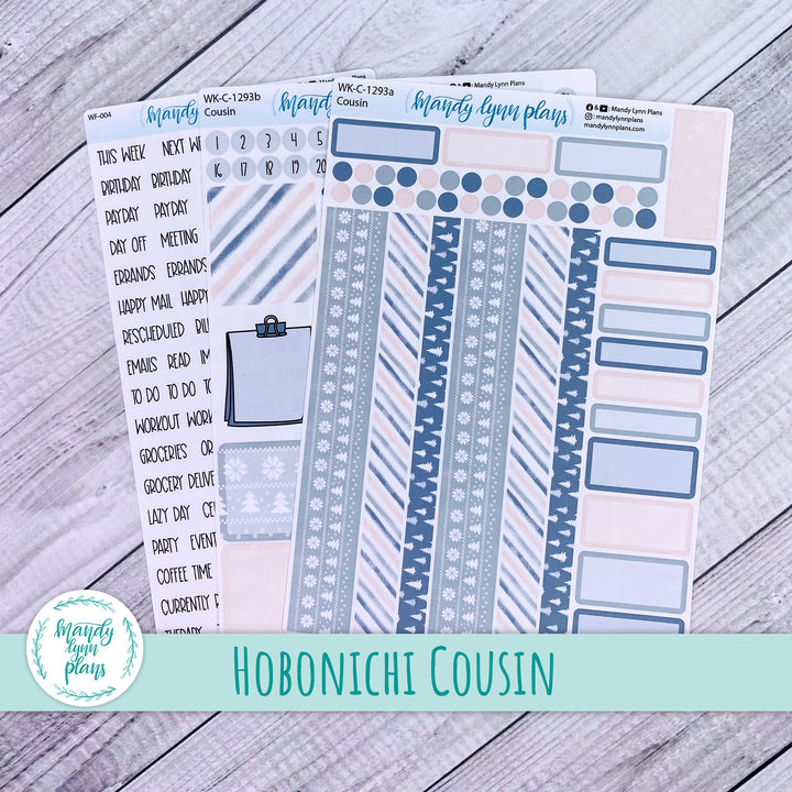 Hobonichi Cousin Weekly Kit || Frozen Lake || WK-C-1293