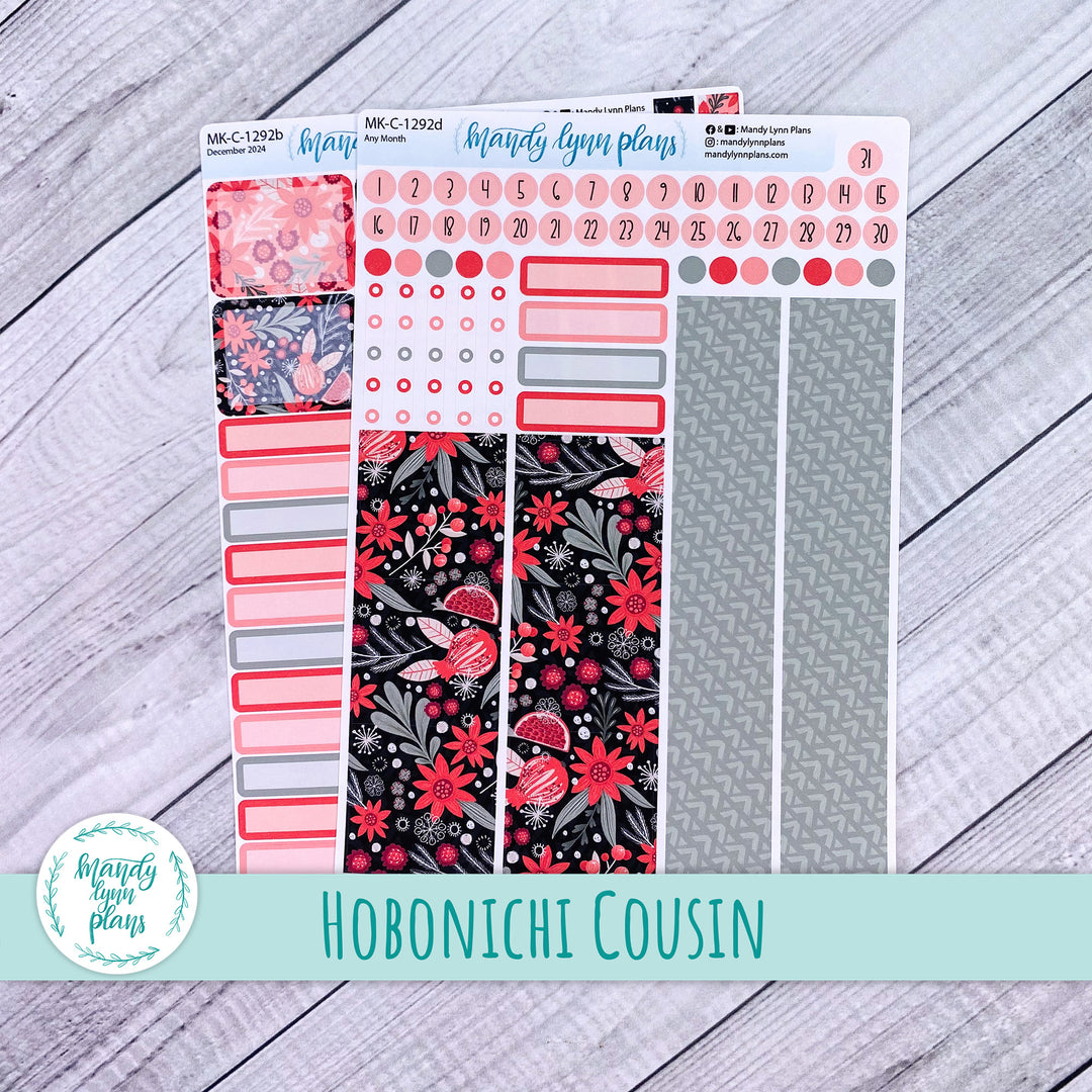 Any Month Hobonichi Cousin Monthly Kit || Winter Flora || MK-C-1292