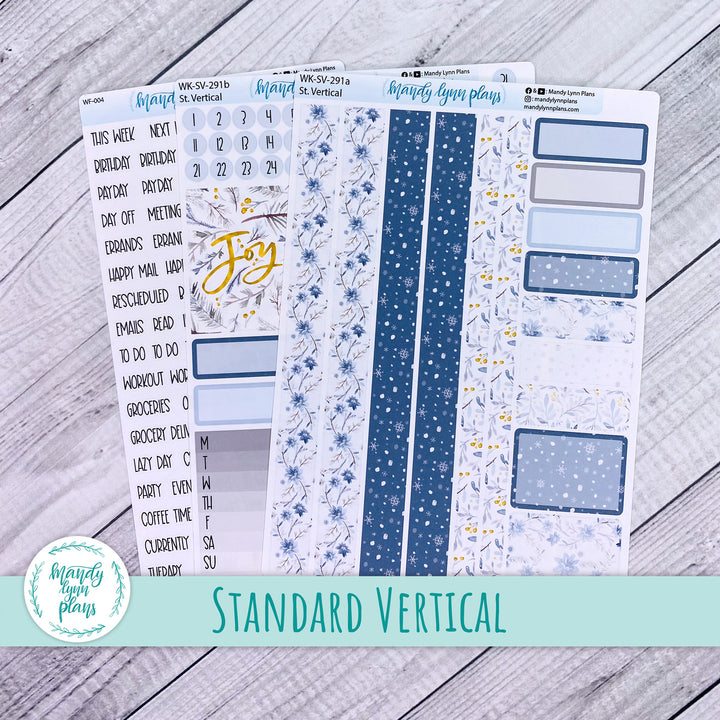 Standard Vertical Weekly Kit || Winter Wonderland || WK-SV-291