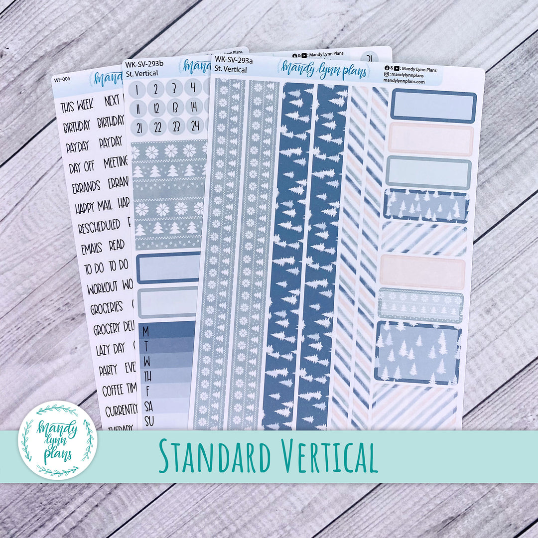 Standard Vertical Weekly Kit || Frozen Lake || WK-SV-293