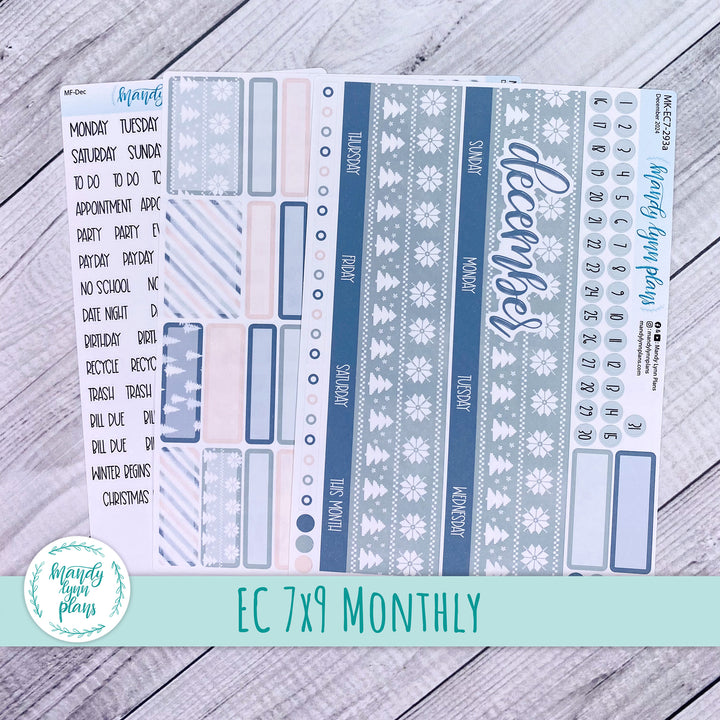 EC 7x9 December Monthly Kit || Frozen Lake || MK-EC7-293