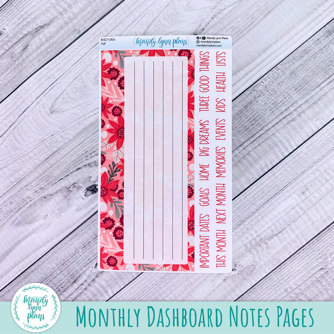 December EC 7x9 Dashboard Kit || Winter Flora || R-EC7-292