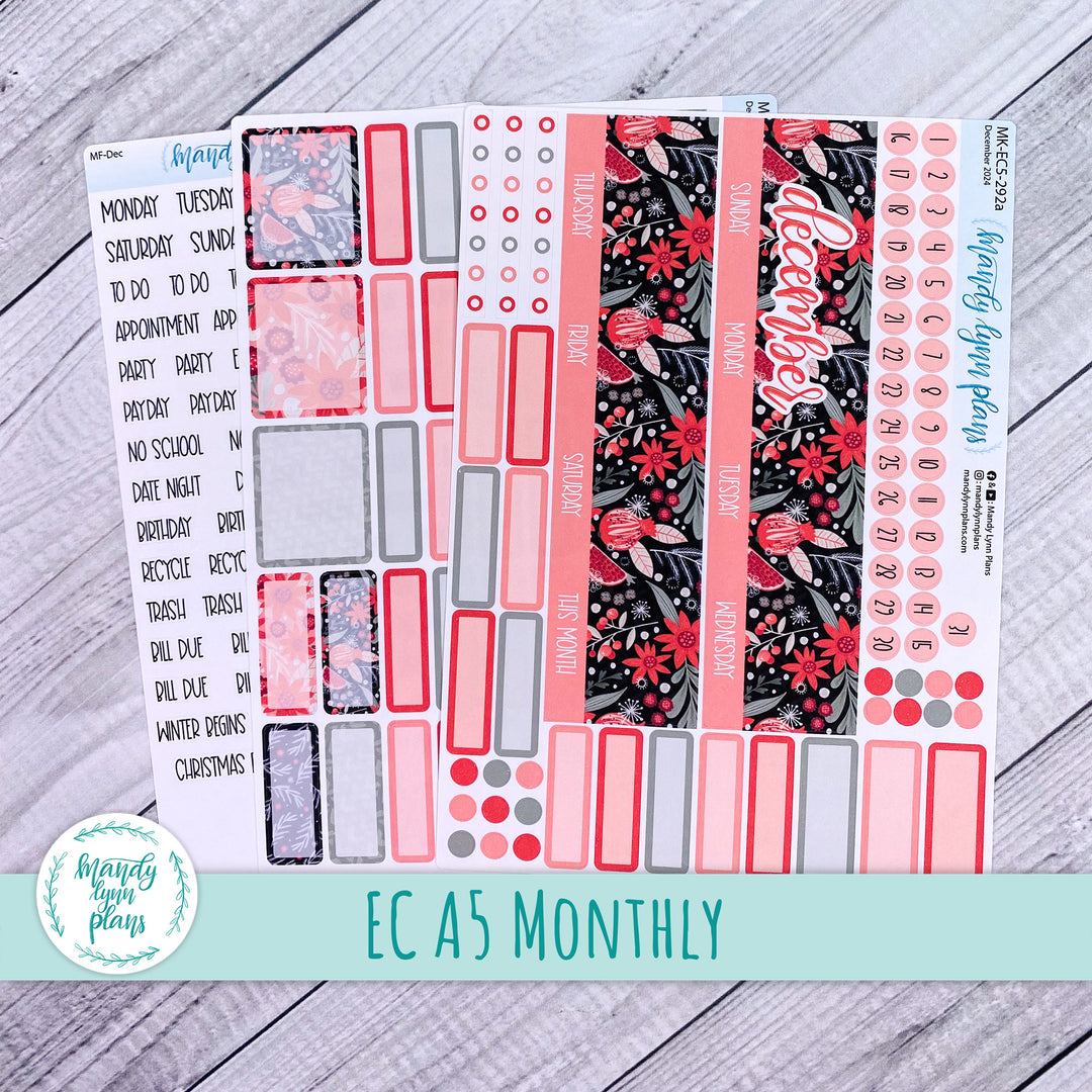 EC A5 December Monthly Kit || Winter Flora || MK-EC5-292