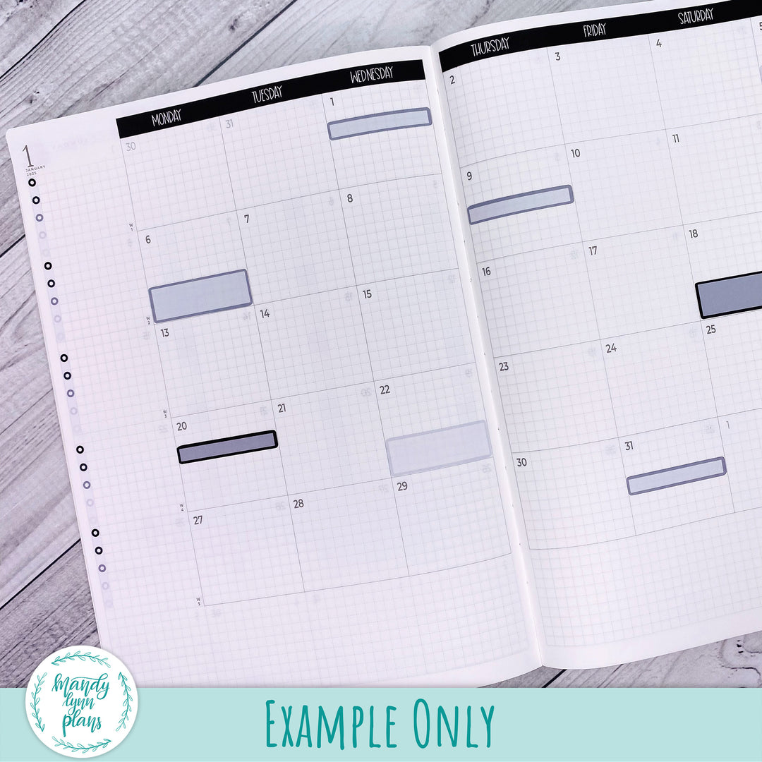 B5 Common Planner || Skinny Labels