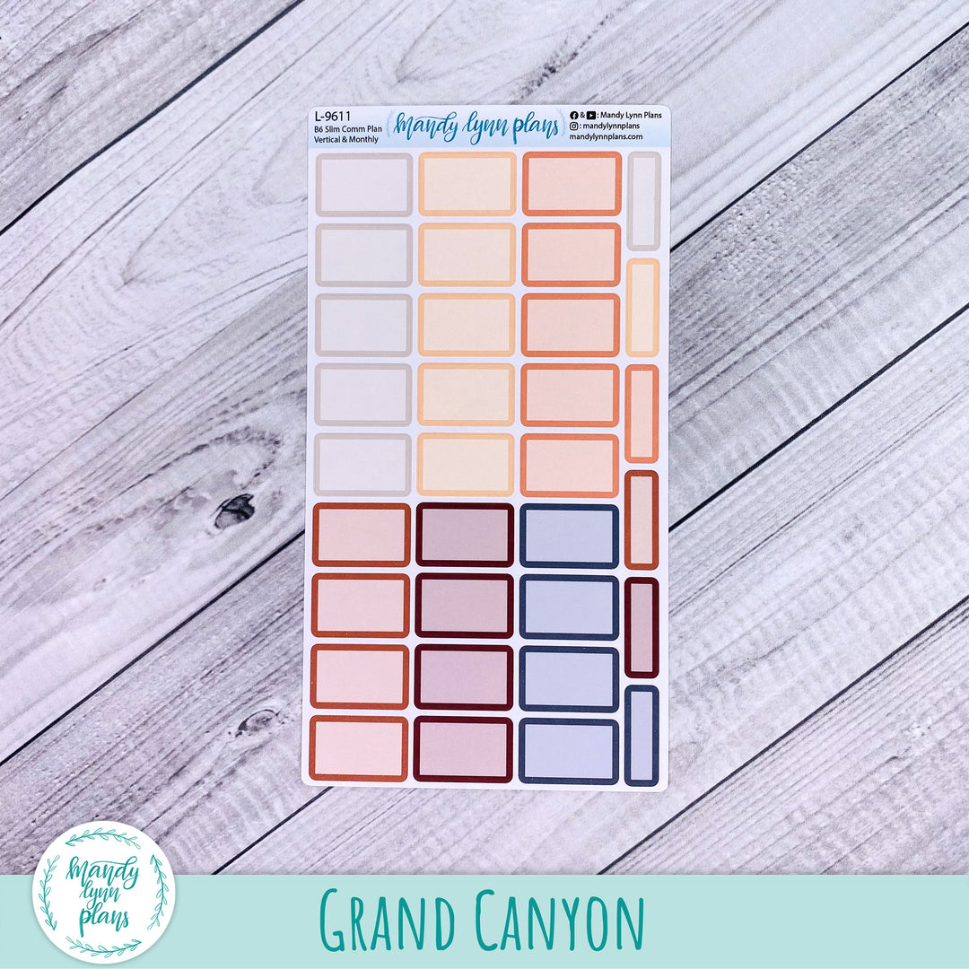 B6 Slim Common Planner || Large Labels